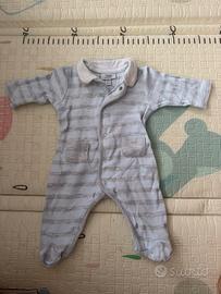 Tutina azzurra del Fagottino 1 mese (50 cm)