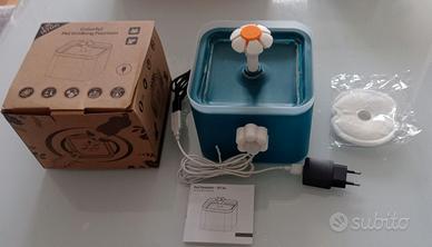 Fontanella Gatti In Plastica Con Sensore Movimento