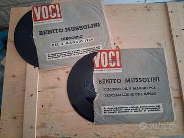 Mussolini. Registrazione discorsi