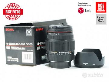 Sigma 18-200 F3.5-6.3 II DC OS (Nikon)