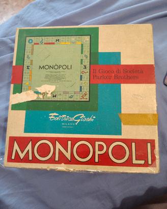 Monopoli valuta in Lire completo pedine legno 