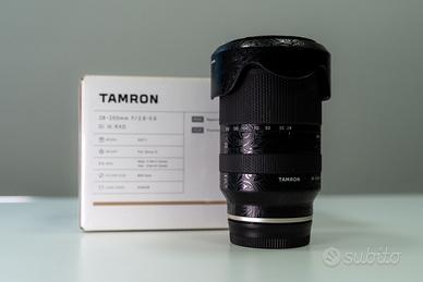 Tamron 28-200 f/2.8-5.6 Sony E Mount garanzia 2027