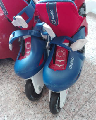Pattini oxelo più kit e casco bambino/a