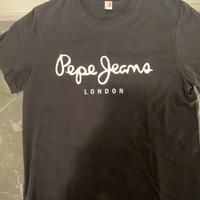 T-shirt nera taglia M stile Pepe jeans