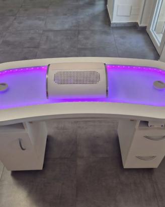 TAVOLO ONICOTECNICA CON ASPIRATORE