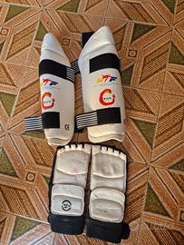 Para-avambraccio e parapiedi taekwondo - taglia S