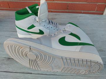 Nike Air Jordan 1 Mid DQ8426-142 Bianco Verde