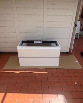 Mobile bagno sospeso 100 cm [piccoli difetti - A]