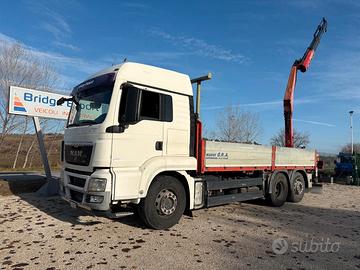 MAN TGA 26.480 con gru Fassi 3 assi