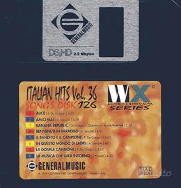 Midi Songs & Styles su floppy disk per GEM WX