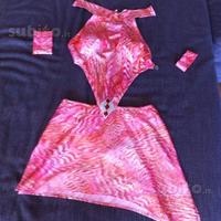 Vestito da ballo latino caraibici rosa