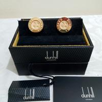 Gemelli di argento Dunhill placcati oro 