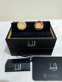Gemelli di argento Dunhill placcati oro 
