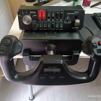 Saitek Pro Flight Yoke System + Logitech Switch