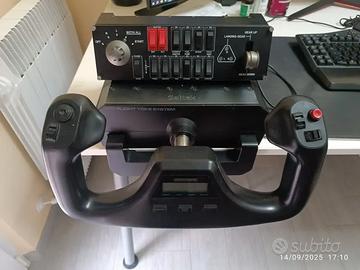 Saitek Pro Flight Yoke System + Logitech Switch