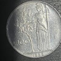 100 lire del 1958