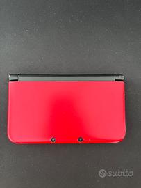 nintendo 3DSXL rosso con scatola originale 2 gioch