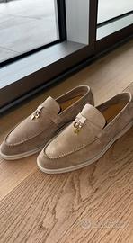 Mocassino Loro piana charm walk beige