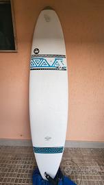 Tavola Surf BIC 7'3" Mini Malibu e Accessori