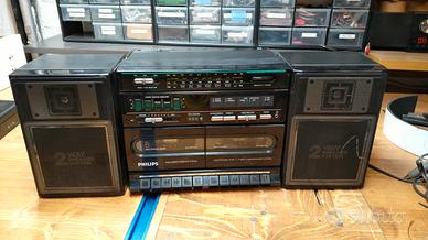 Philips D8479 Dual Deck Radio Cassette Recorder
