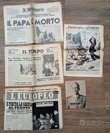 Giornali e riviste d'epoca anni 50