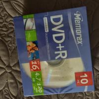 2 confezioni da 10 Dvd+r Memorex