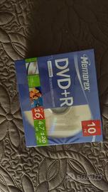 2 confezioni da 10 Dvd+r Memorex