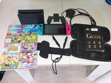Nintendo Switch + Giochi + custodia 