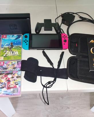 Nintendo Switch + Giochi + custodia 