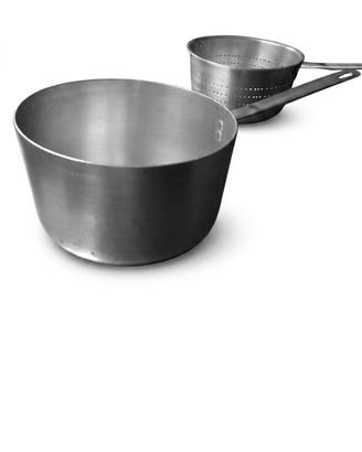 Paiolo / Casseruola con inserto scolapasta allumin