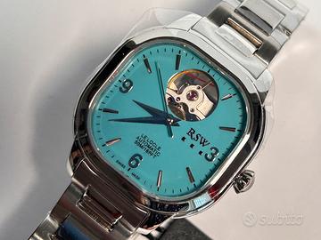 RSW Le Locle Lady Cushion Automatic Tiffany NUOVO