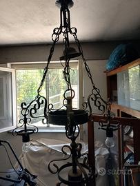 Lampadari fero battuto (leggere descrizione)