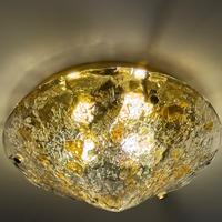 Coppia di plafoniere in vetro di Murano