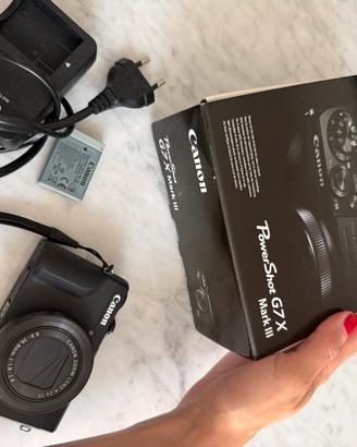 Canon g7 mark iii con garanzia