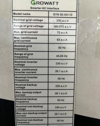 Growatt syn 50