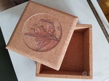 Scatola vero sughero sardo. Anno 1980