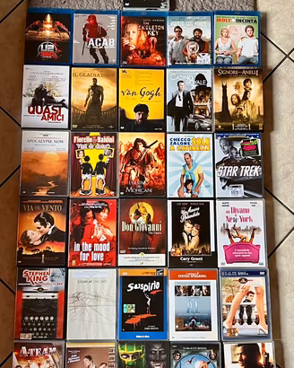 Maxi lotto film dvd + blu-ray disc 31 pz