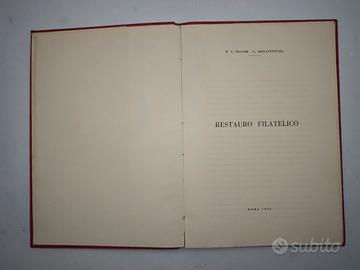 Libro Restauro Filatelico Frache Bonaventura 1952