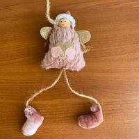 Angioletto stoffa albero Natale