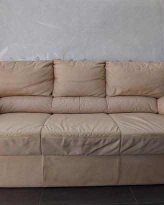 Divano in vera pelle