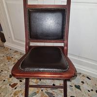 Sedia pieghevole vintage