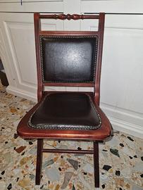 Sedia pieghevole vintage