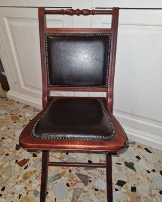 Sedia pieghevole vintage