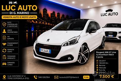 Peugeot 208 PureTech Turbo 110 S&S 5 porte GT Line