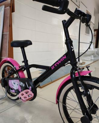 bici femmina 16 SEMI NUOVA b-twin 