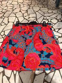 Mini gonna multicolore zara