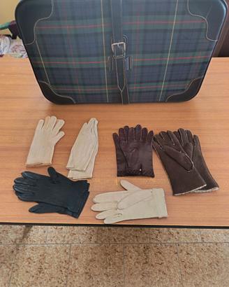VALIGIA + GUANTI VINTAGE
