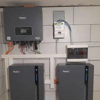 Impianto fotovoltaico 10kw accumulo Litio kit 6kw