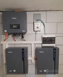 Impianto fotovoltaico 10kw accumulo Litio kit 6kw