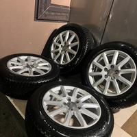 Cerchi Audi A4 Gomme 225/55/16 al 90% 4 stagioni